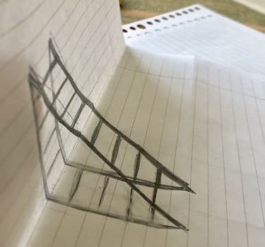 トリックアートの画像