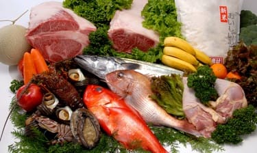 多彩な食材の画像