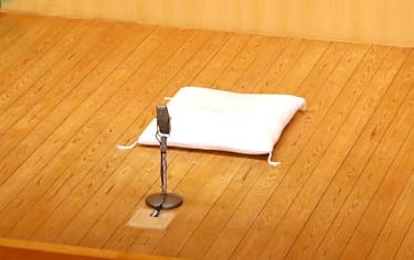 落語の高座の画像
